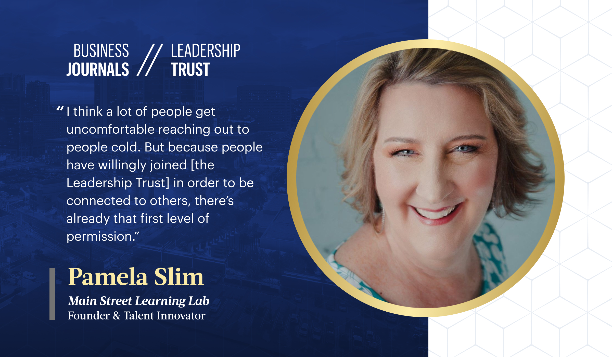 Pamela Slim Business Journals Leadership Trust