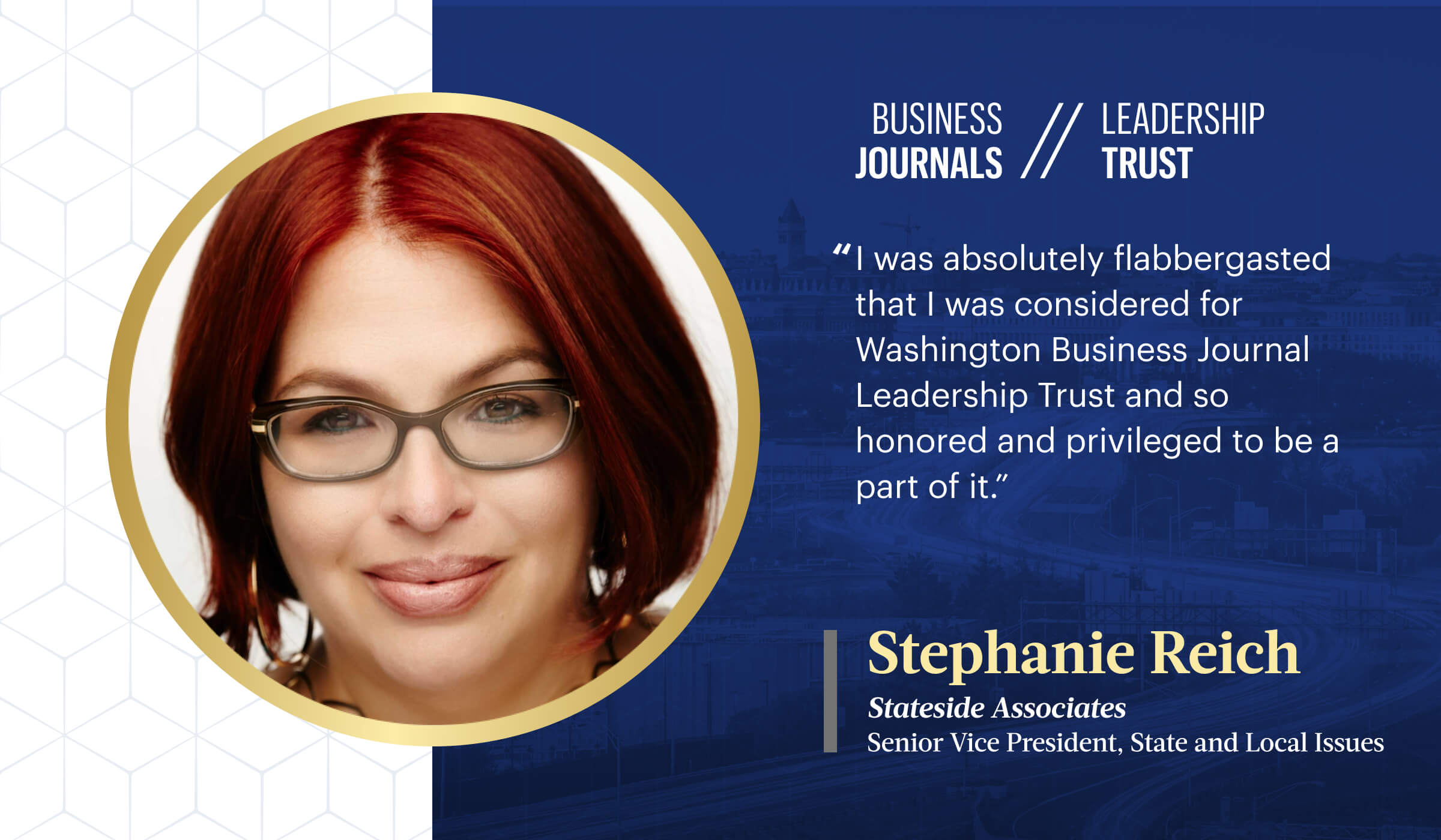 Business Journals Leadership Trust Elevates Stephanie Reich’s Personal Brand as a Thought Leader